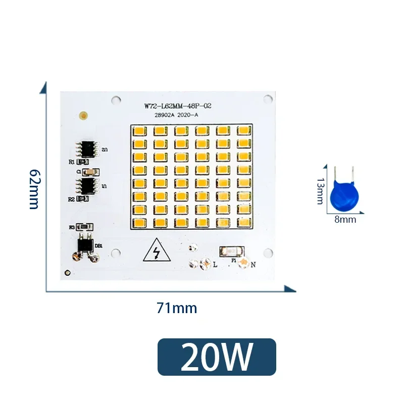 

RXMAX светодиодные чипы для прожекторов 10W 20W 30W 50W 100W AC220V