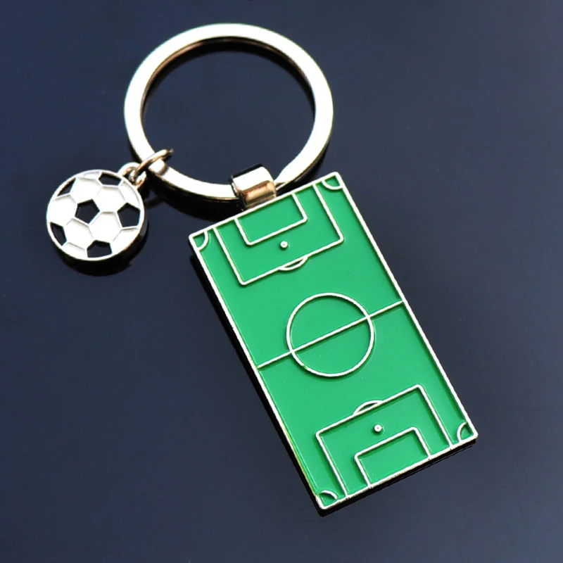 

Mini Football Basketball Court Keychain For Men Women Soccer Key Chains Football Team Souvenir Gift Car Key Accessories Chrams