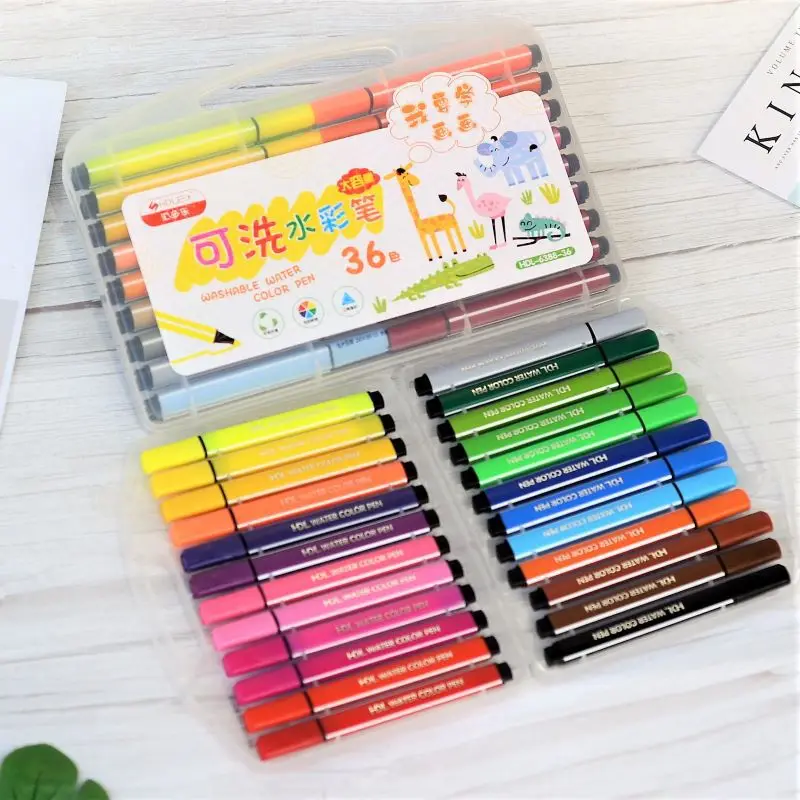 Watercolor Pen Student Stationery Water Color Crayons 051