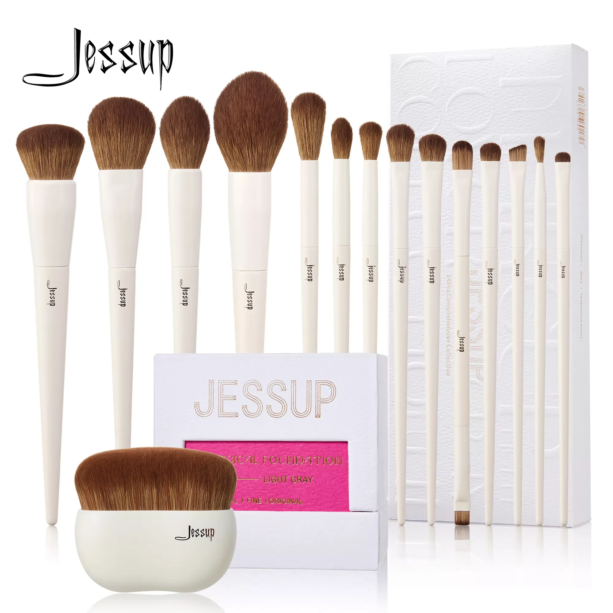 

NEW2023 Makeup Brushes 10-14pcs Makeup Brush set Synthetic Foundation Powder Contour Eyeshadow Liner Blending Highlight T329