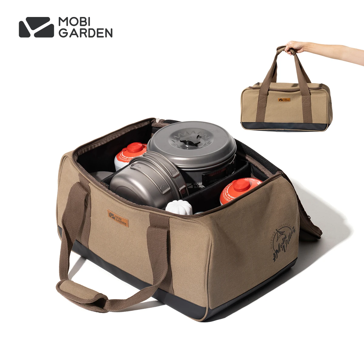 

MOBI GARDEN Camping Equipment Storage Bag Large Capacity Outdoor Portable Picnic Sundry Bag Storage Trunks