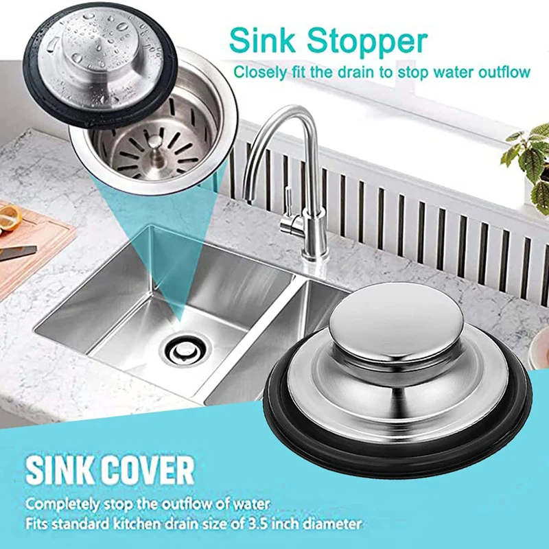 

Strainer Sink Sewer Filter Floor Drain Stainless Steel Waste Drain Hair Colanders Home Portable Bathtub Hair Catcher Stopper