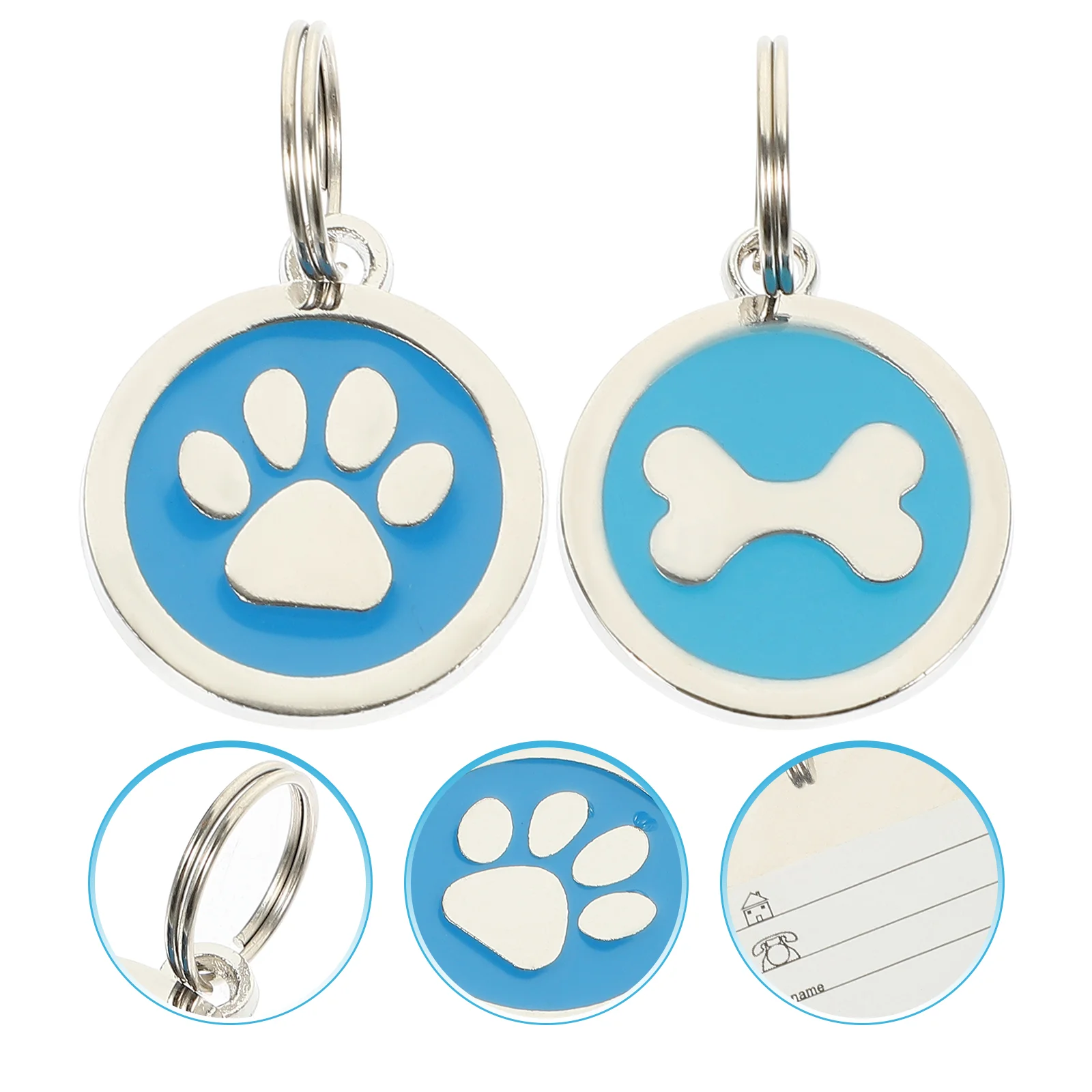 

Choker Chain For Dogs Dog ID Tag Cat Engraving Pet Name Collar Accessories Decorative Supply Custom Card Customs free products