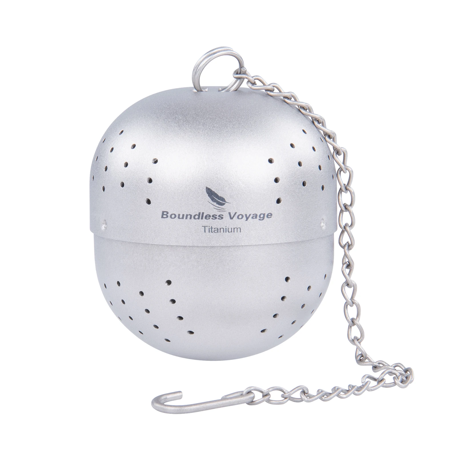 Титановый чайный ситечко с удлиненной цепью