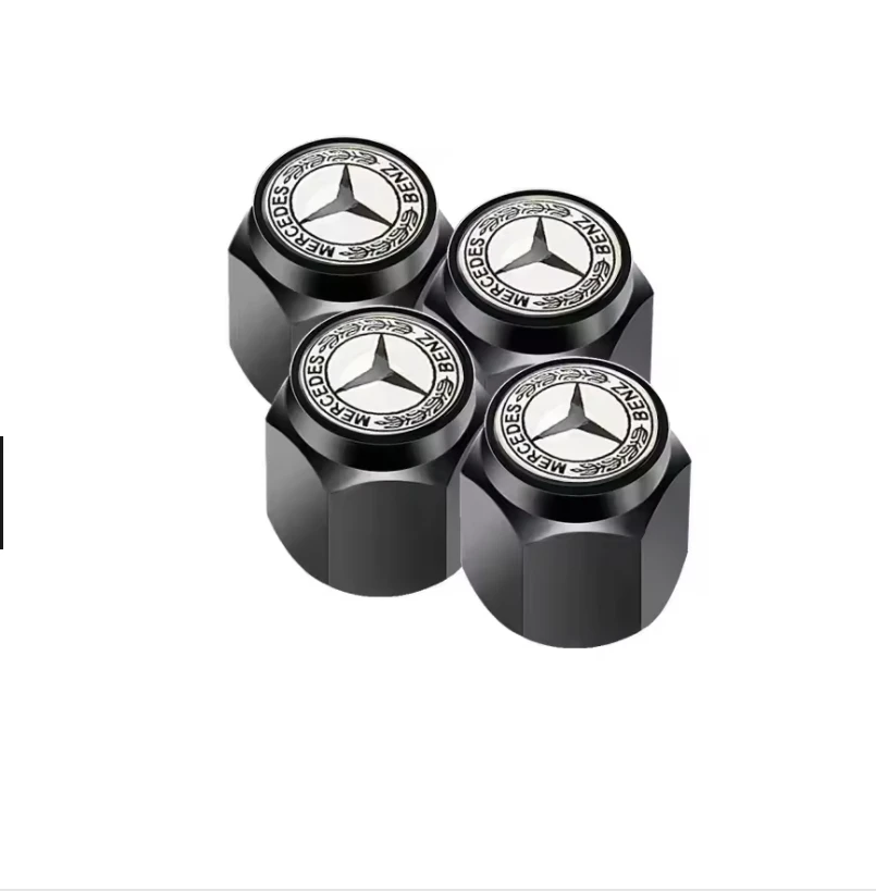 

4 шт. колпачки для клапанов автомобильных шин, украшение для колес для Mercedes Benz W203 W205 W204 W210 W211 W212 W124 G500 C200 E320, автоаксессуары