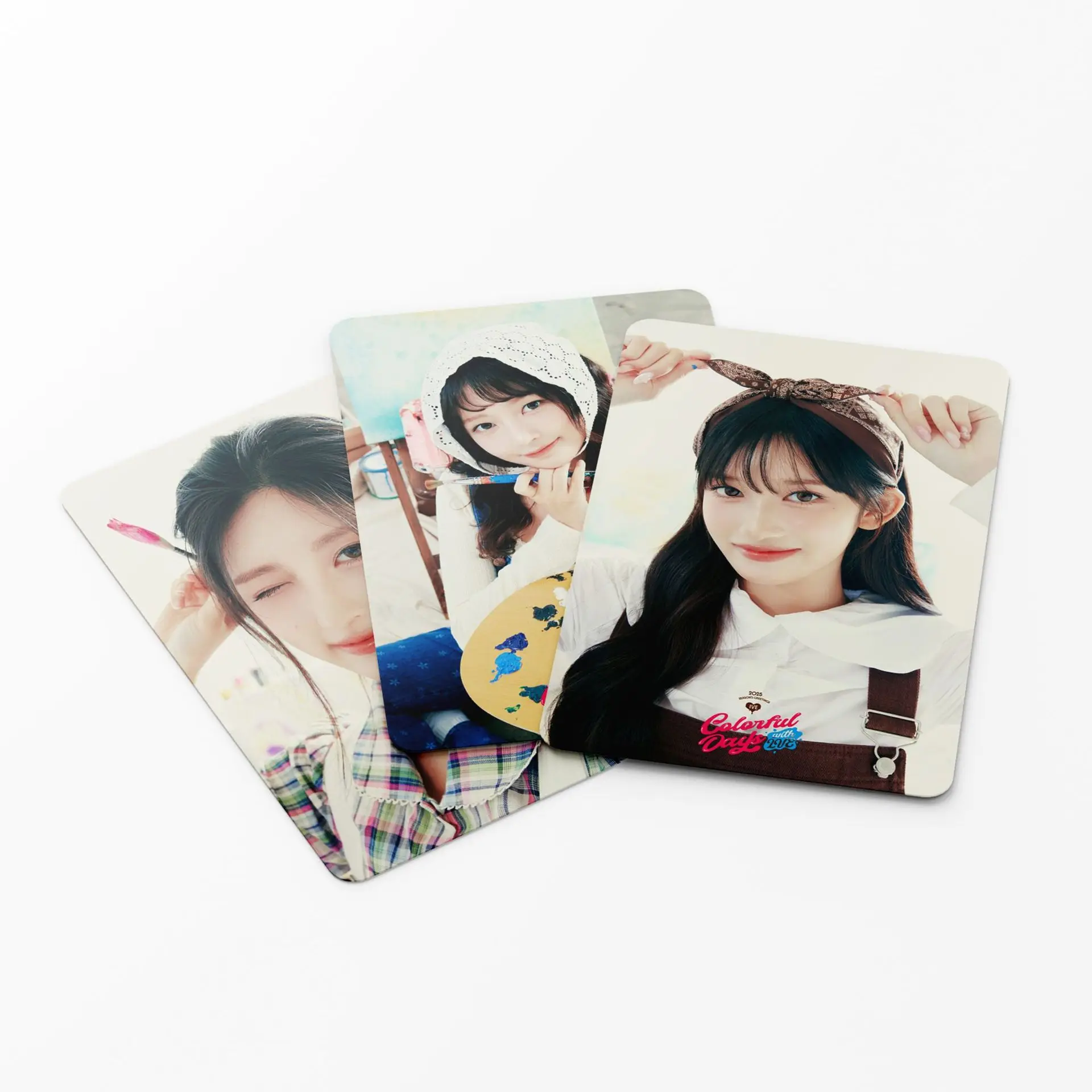 55 шт./кор. фотокарта KPOP WonYoung поздравительная открытка на 2025 сезона ЛОМО-карта LIZ