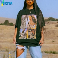 yiciya retro street print t shirts vintage aesthetic girl short sleeve summer tops women basic 2022 short sleeve tees for women