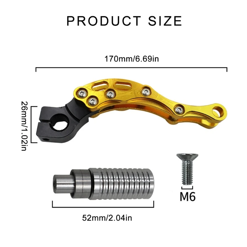 Рычаг стартера Kick для JOG50/90/100 Fuxi 100CC сменный аксессуар алюминиевый рычаг запуска