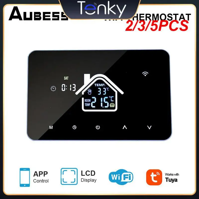 

2/3/5PCS Programmable Voice Control Thermostat Gas Boiler Temperature Remote Controller Electric Floor Heating Water