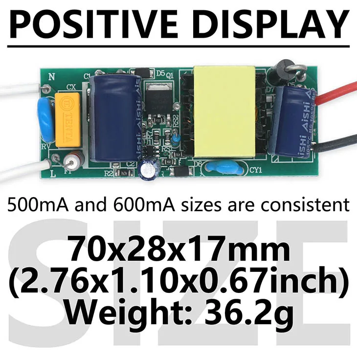 

DT&ZM Трансформатор освещения для светодиодов 12-18x3Вт DC36-65V