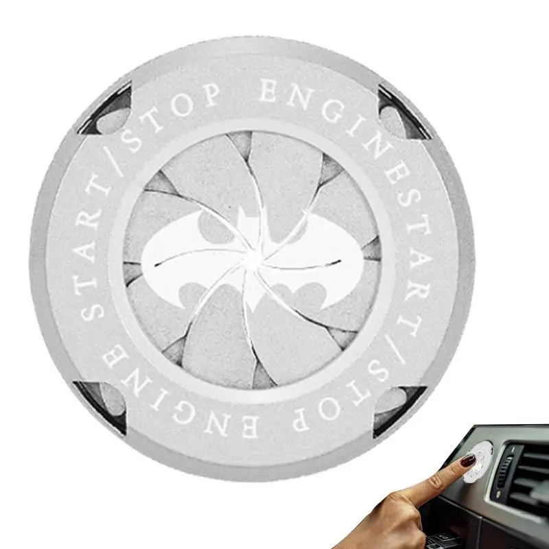 

Start Stop Button Cover Rotary Push To Start Ignition Cover Anime Pattern Car Engine Decoration Circle Interior Accessory For