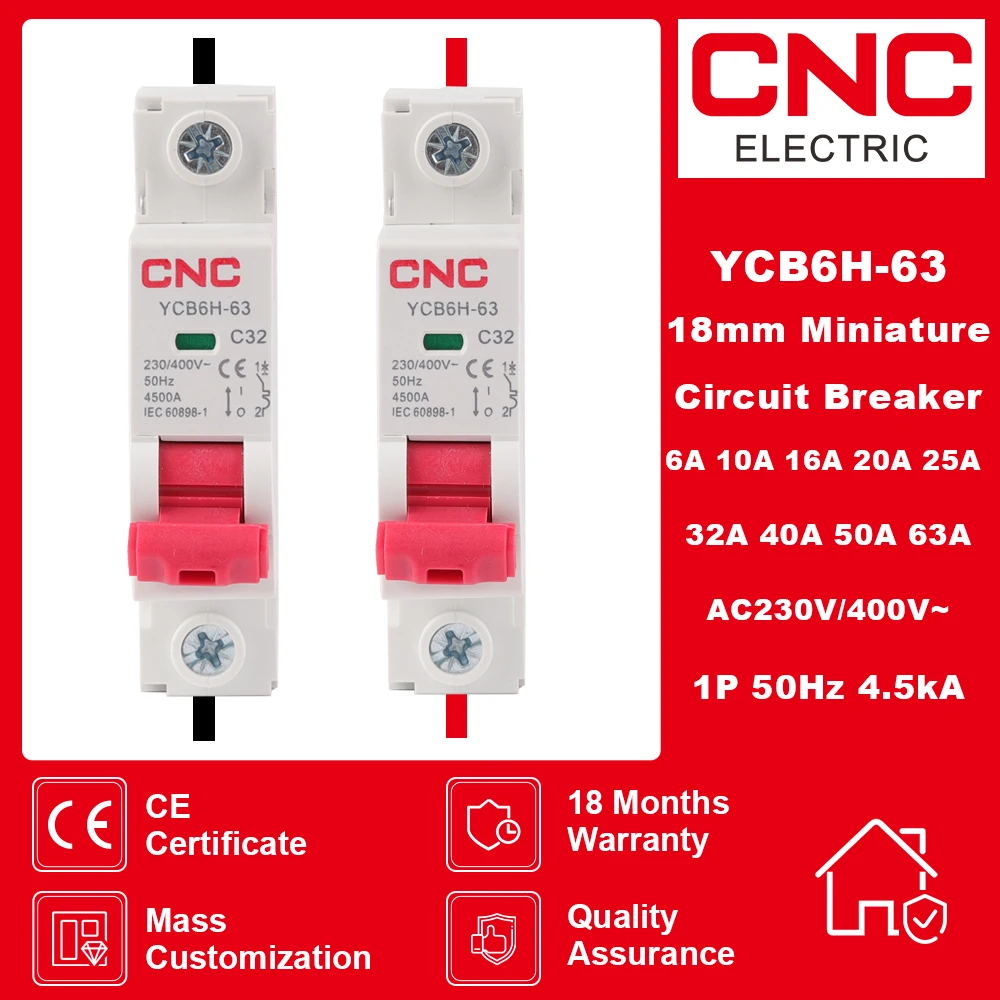 

Автомат защити цепи CNC YCB6H-63