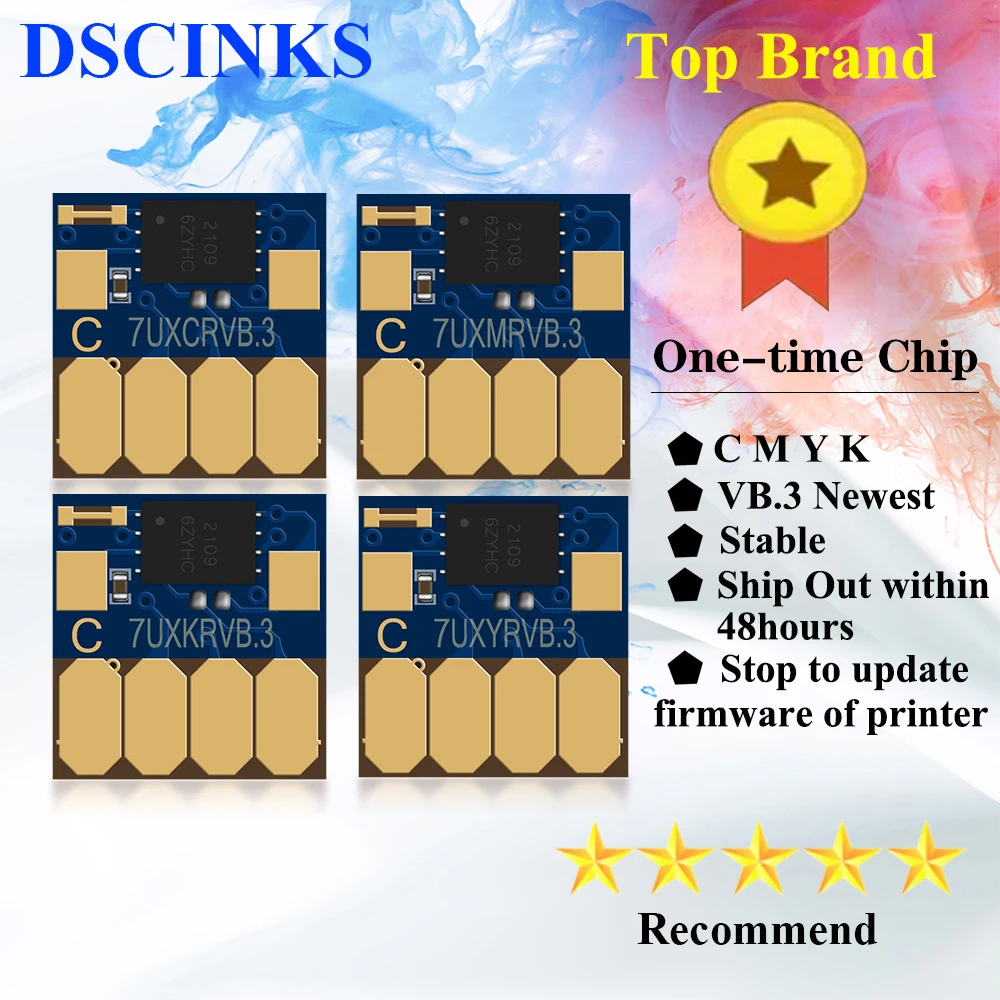 Одноразовый чип 981 981XL для принтера HP PageWide Enterprise Color 556xh/dn MFP 586dn/f/z E58650dn(NA) E55650(AP) 4 шт. -