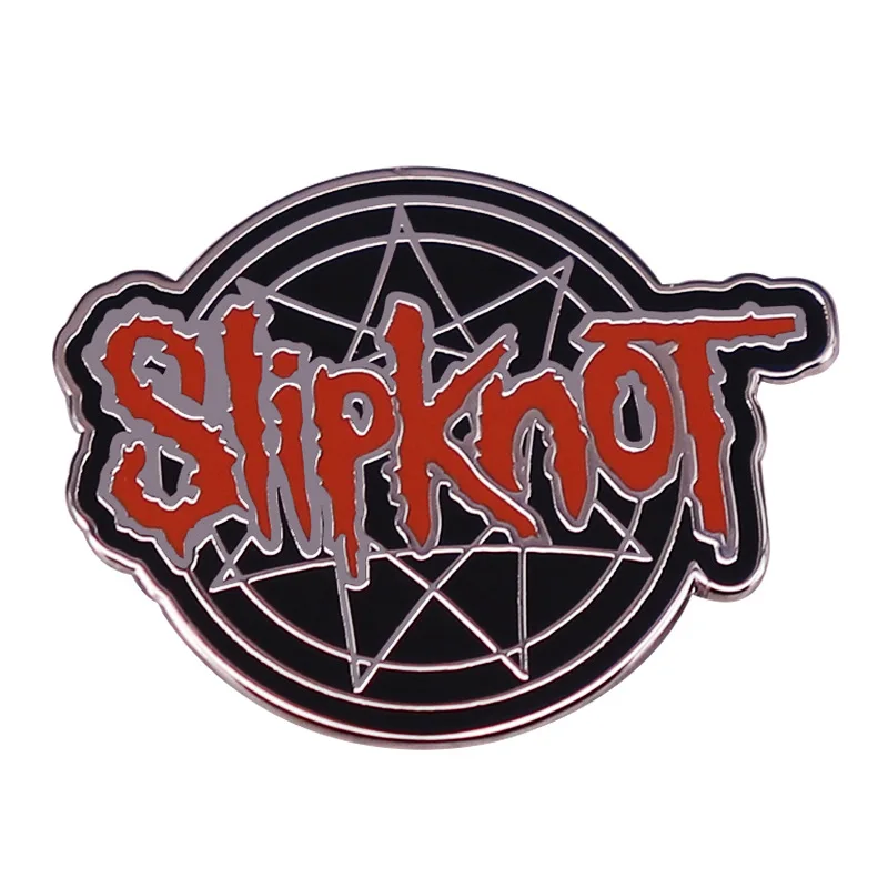 

SLIPKNOT A Rock Heavy Metal Band Badges Hard Enamel Pins Brooch for Jewelry Accessory