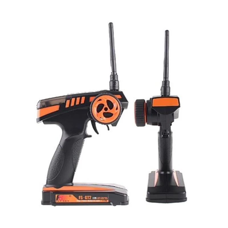 

Радиопередатчик FLYSKY FS-GT2 2,4G 2CH с 3-канальным приемником, подходит для радиоуправляемых моделей автомобилей, лодок