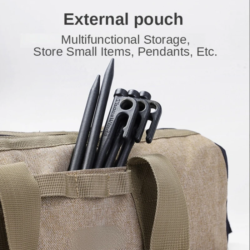 

Large-capacity Wear-resistant Thickened Tool Storage Bag Portable Shoulder Outdoor Campsite Nail Hammer Tool Storage Bag
