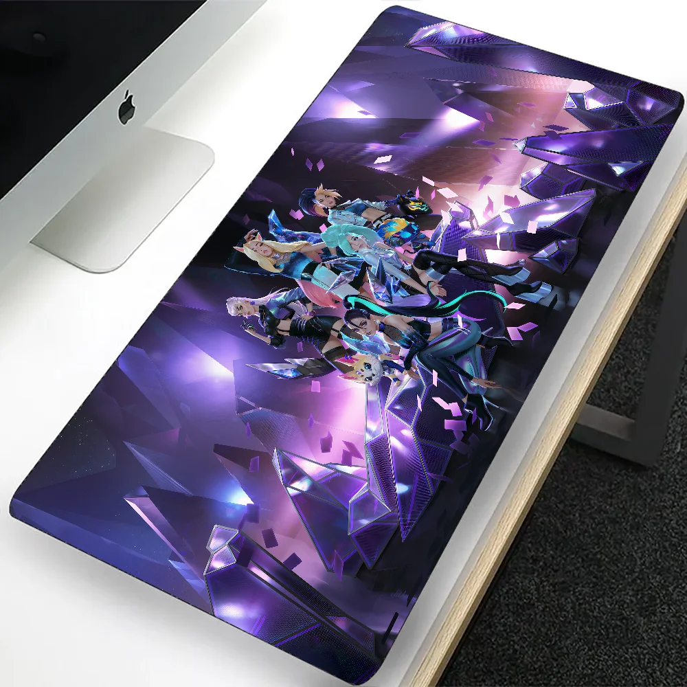 Большой игровой коврик для мыши League of Legends KDA Ahri Akali Kaisa компьютерный ПК ноутбука