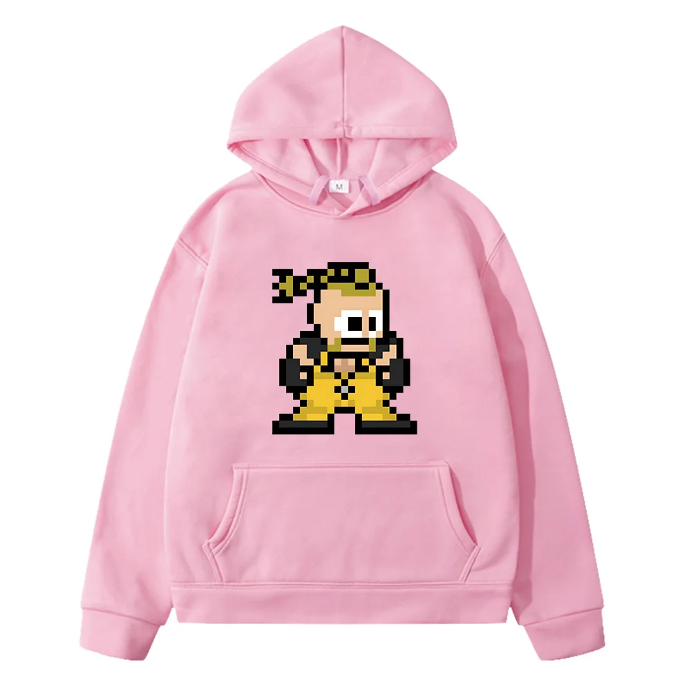 

Game Street Fighterr Rufus Hoodies Casual Long Sleeve Comfortable Sweatshirt Streetwear Boys and Girls Clothes Hooded Pullovers