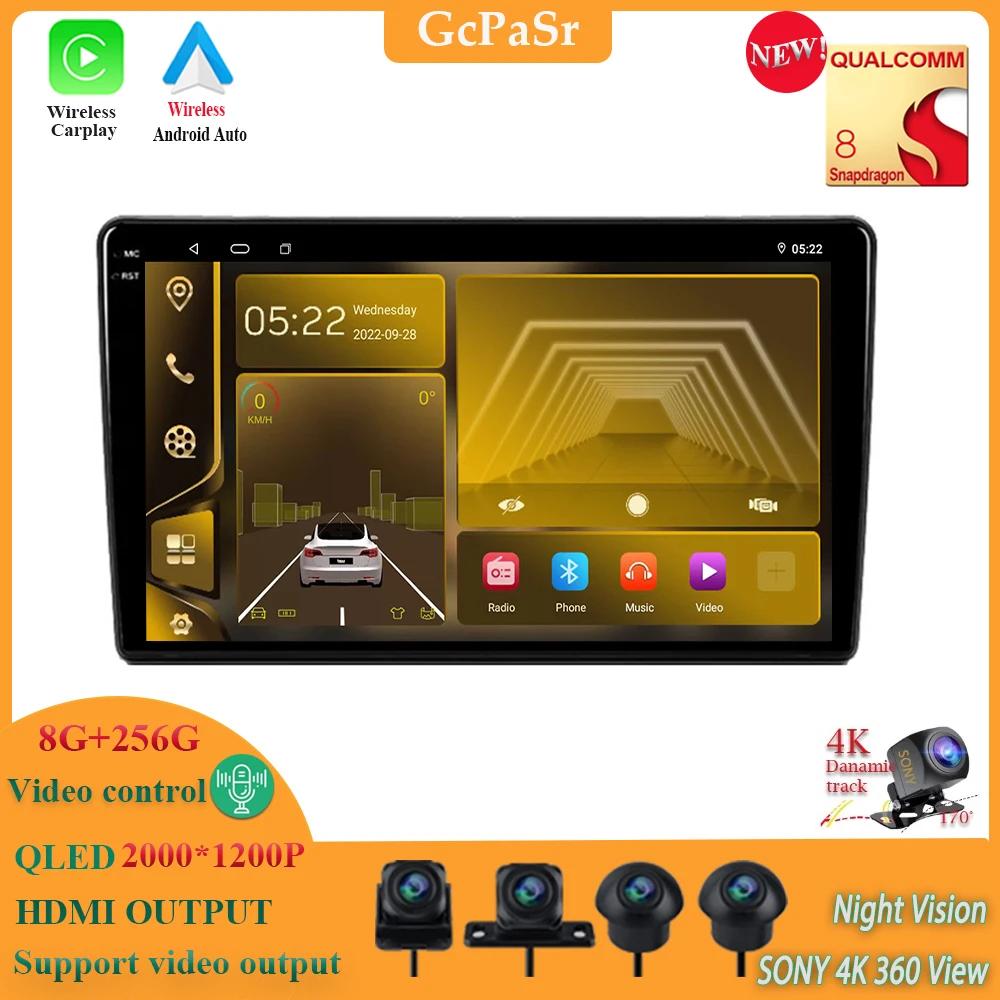 

Android 13 Qualcomm Snapdragon Car Radio Player For Citroen Berlingo For Peugeot Partner 2008 - 2019 Navigation Stereo GPS DSP