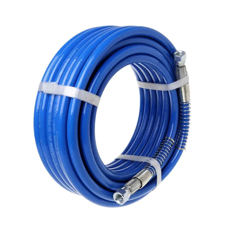 

15m Airless Paint Spray Hose Tube Pipe 5000PSI Sprayer Fiber For Sprayer Gun