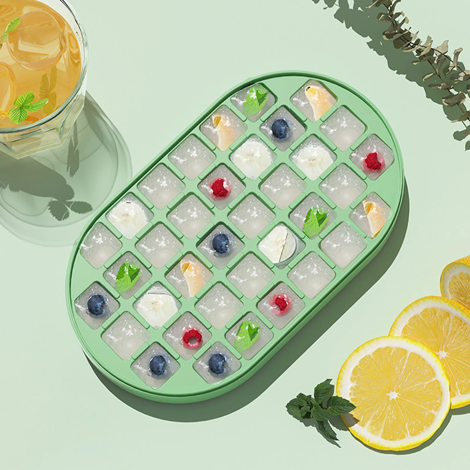 

Ice Ball Mold Hockey Mini Ball Maker Mold Round Ice Cube Mold With Lid Ice Tray Box Whiskey Cocktail Kitchen Tools