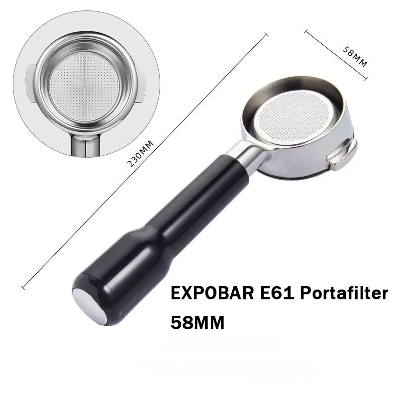 

Портафильтр EXPOBAR E61 из нержавеющей стали 58 мм