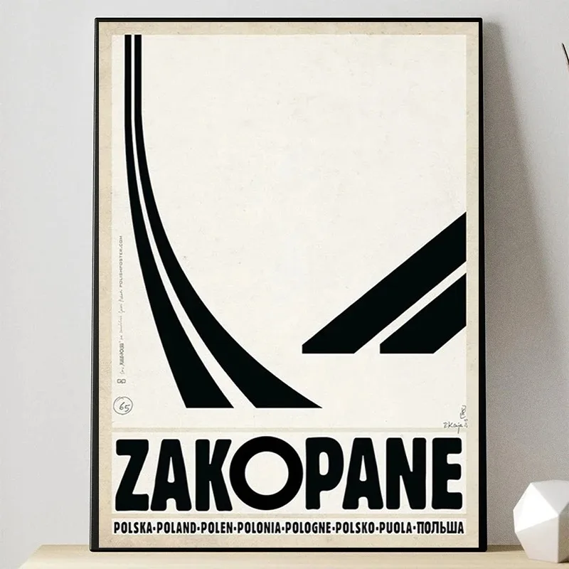 Винтажный Постер Произведение Искусства Biebrza Solina Zakopane Холст С Принтом Настенный