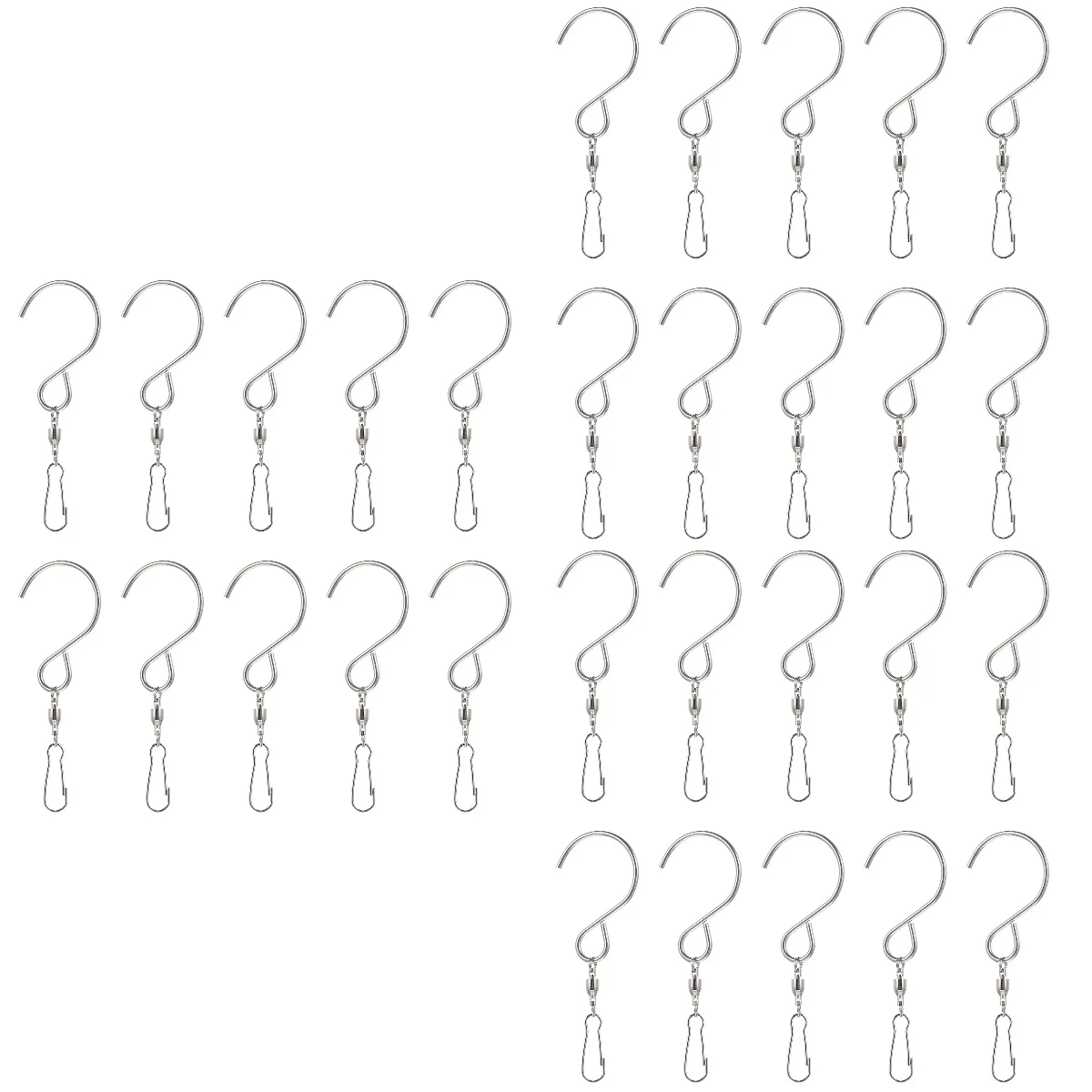 

Hooks Swivel Hook Hanging Winds Clips Chime Windbelldisplay Rotating Hangers Basket Metal Hanger Rotary Mobilesmooth Chimes