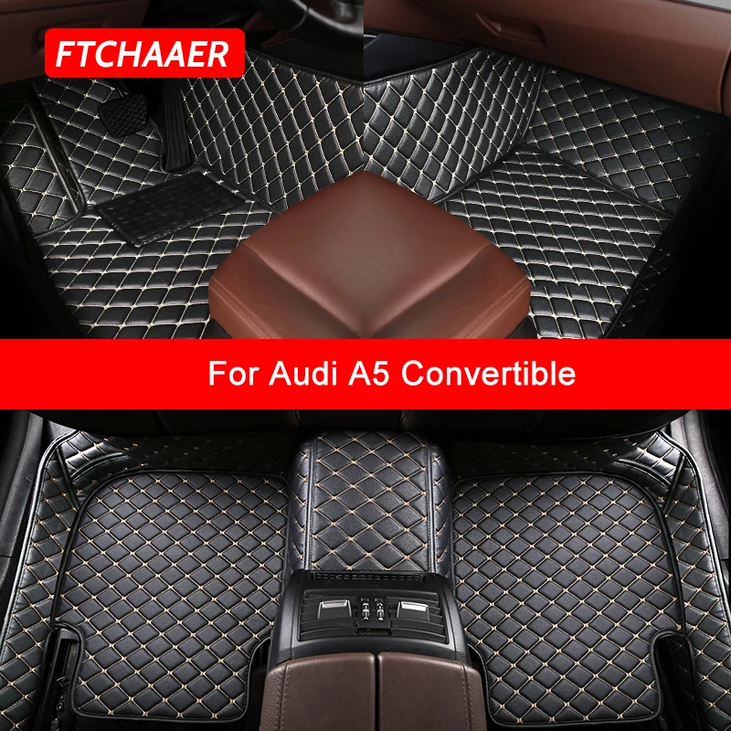 

FTCHAAER пользовательские автомобильные коврики для Audi A5 трансформируемые автомобильные аксессуары ковер для ног