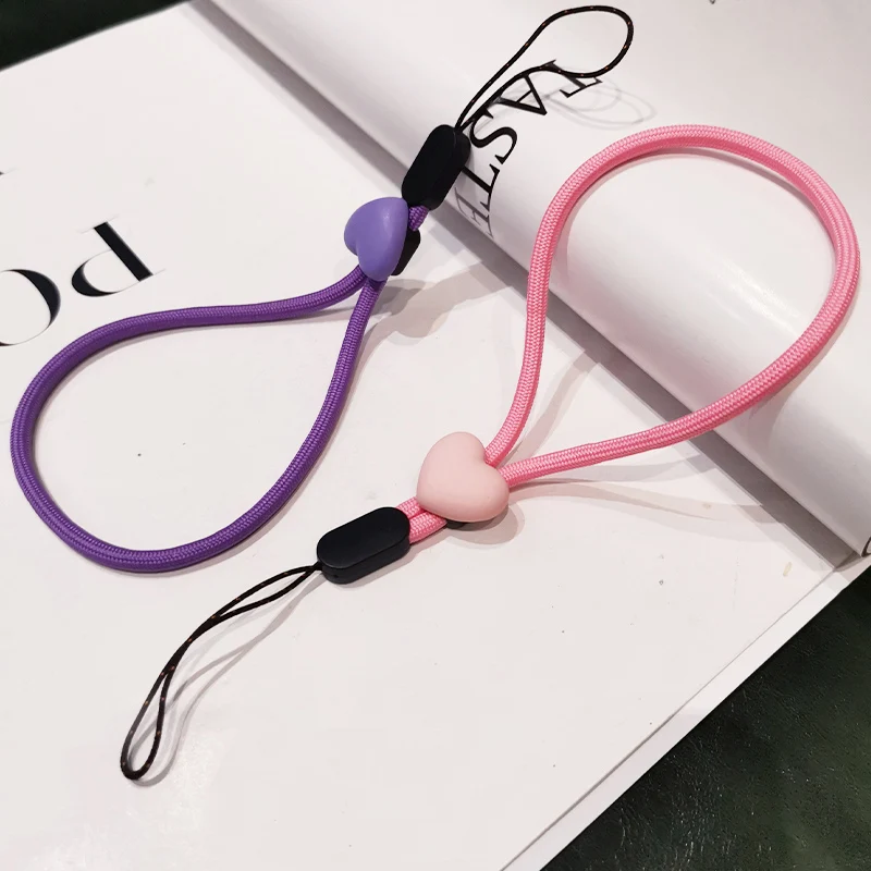 cute phone strap silicone pendant mobile phone straps lanyard finger ring strap key ring mobile phone accessories free global shipping