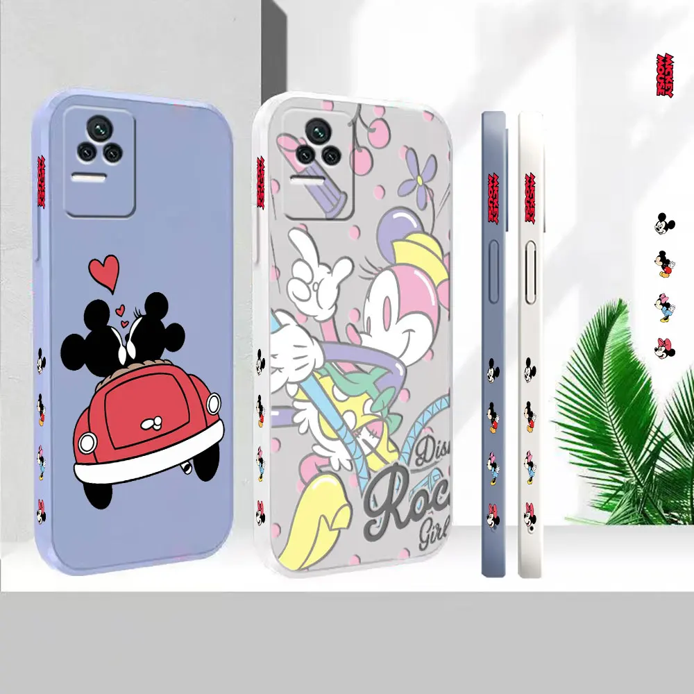 

Liquid Case For Redmi K60E K60 K50 K40S K40 K30 K20 12C 10C 9 9A 8A 8 10X 10A 10 Pro Uitra Anime Mickey Minnie Mouse Cover Funda