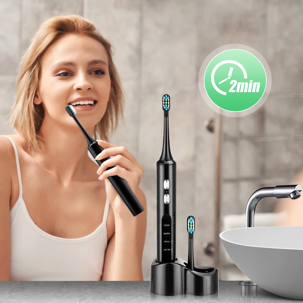 

Sonic electric toothbrush Intelligent toothbrush whitening teeth charging waterproof automatic cleaning brushing complete set