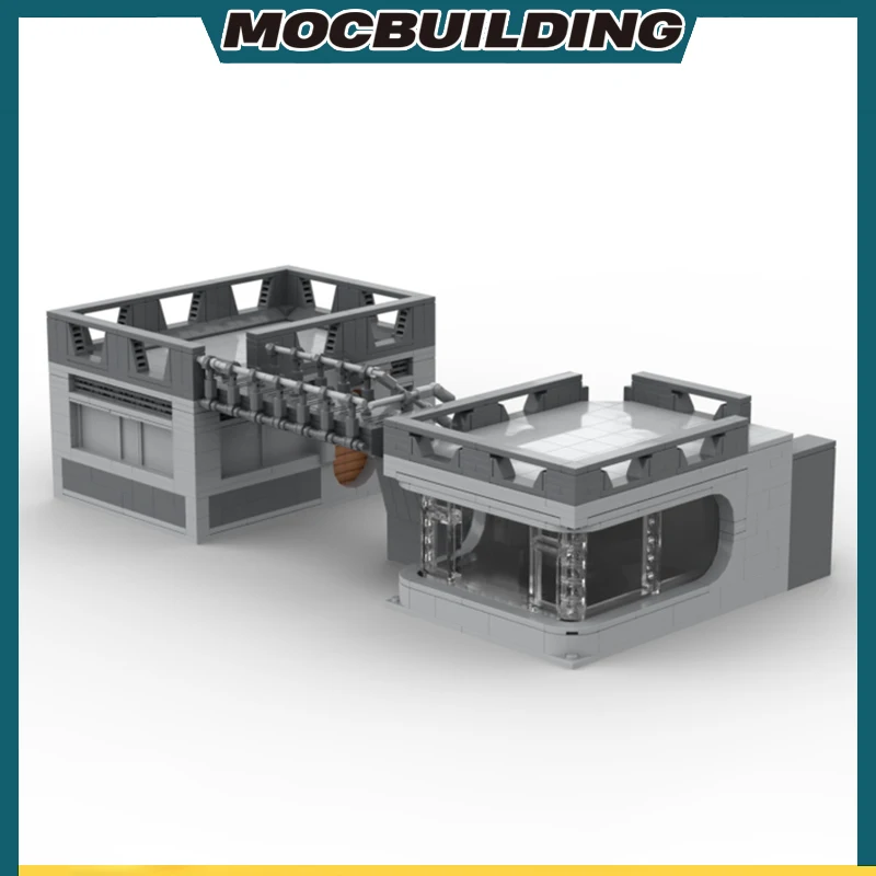 Moc строительные блоки фильм Республика база офис конструкция DIY сборка кирпичей