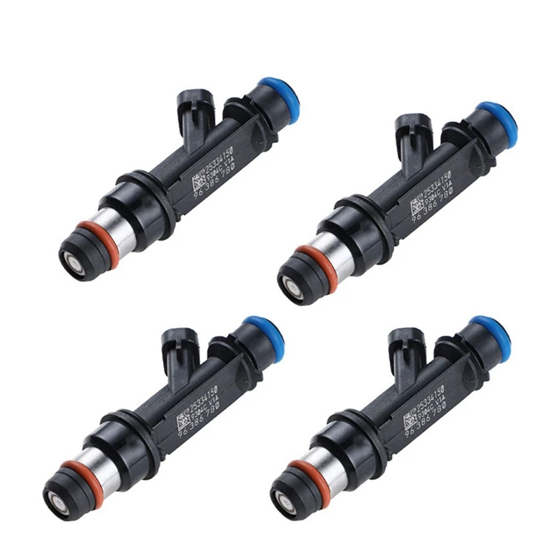 

4Pcs Impedance Nozzle Fuel Injectors 96386780 25315853 For Suzuki Chevy Aveo 1.6L Opel Pontiac Wave 2004-2008 25334150-Boom