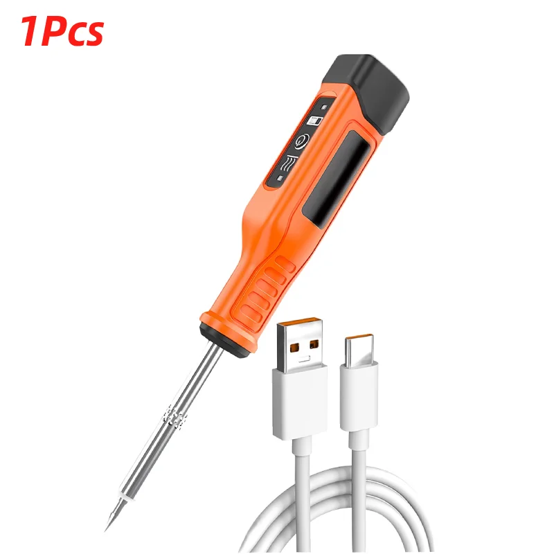 DC4V 60 Вт USB паяльник перезаряжаемый внутренний нагрев и постоянная температура паяльники DIY сварочные инструменты набор 1/2 шт.