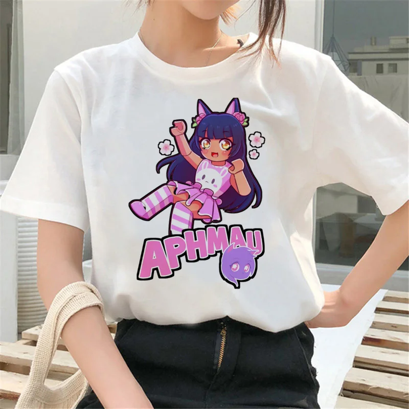 

Мужская одежда aphmau, повседневная женская футболка в стиле гранж