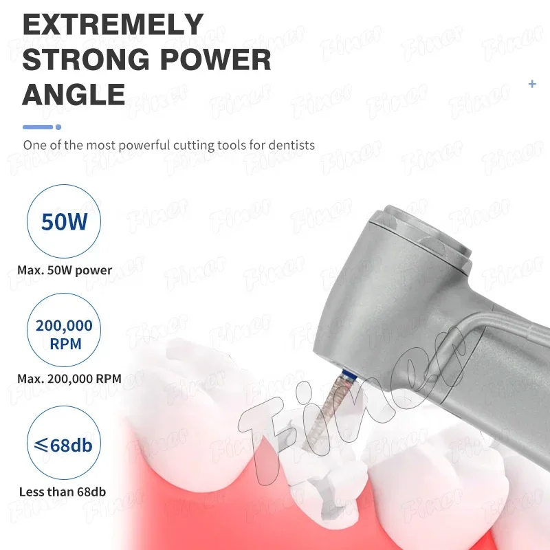 200000 об/мин den tal наконечник 1:5 красный кольцевой увеличивающий с волокном
