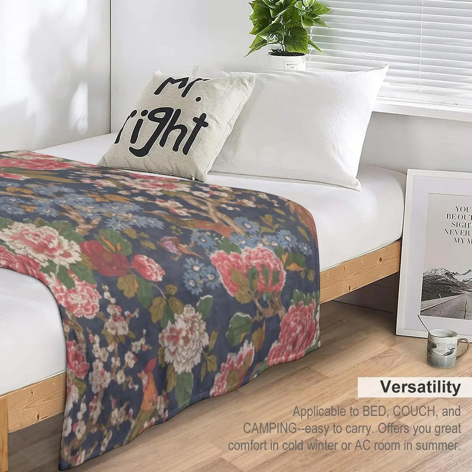 Цветочное одеяло colefax и fowler Jardine декоративные кровати индивидуальный подарок