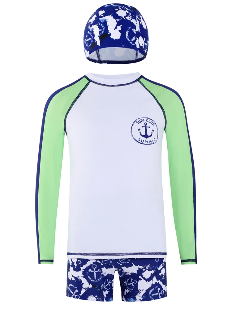 Купальник для мальчиков детский купальник новинка 2024 однотонный купальный