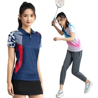 women training shirts volleyball badminton 3dprint running short sleeves table tennis game customize jerseys sportswer tee
