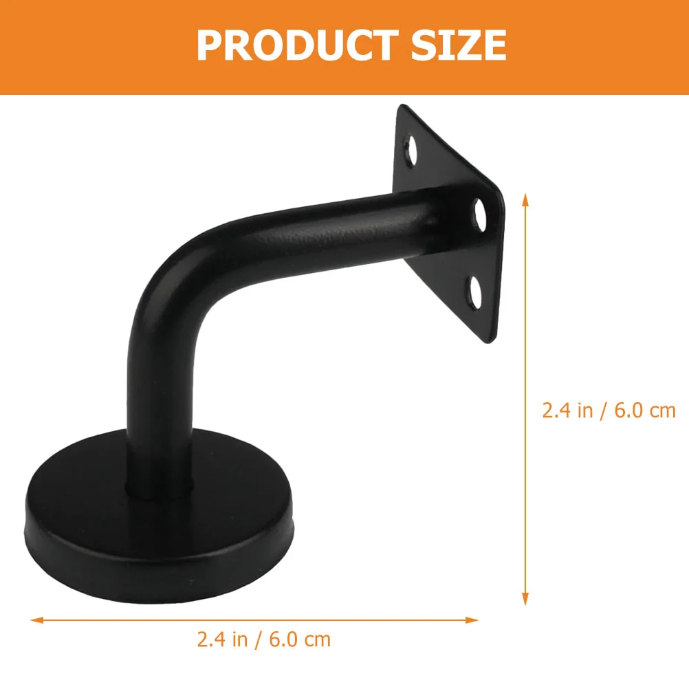 

6 Pcs Outdoor Shelf Staircase Handrail Bracket Holders Railing Supports Stainless Steel Stairs Brackets Deck