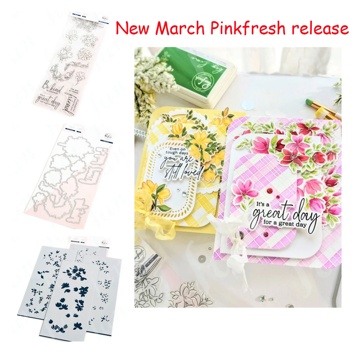 

Nested Rectangles Hot Foil Plates and Dies Sets Magnolias Flowers Stamps Stencils Scrapbook Decoration Embossing Cutting Dies