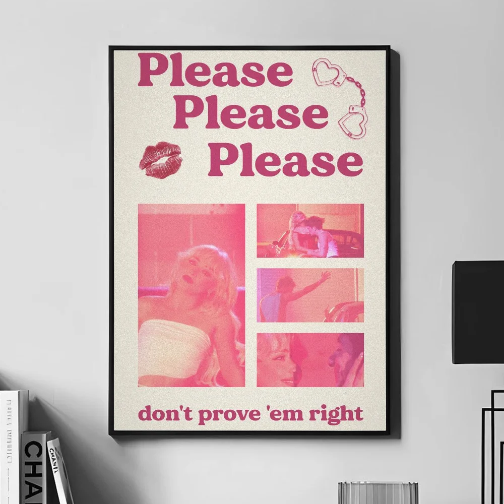 Пожалуйста пожалуйста S-Sabrina C-Плотницкий плакат настенное искусство домашний