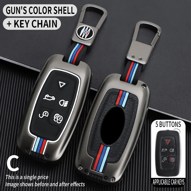 

Funda de llave de coche para jaguar xf xj, land rover freelander 2, cubierta de protección, soporte automático, accesorios para