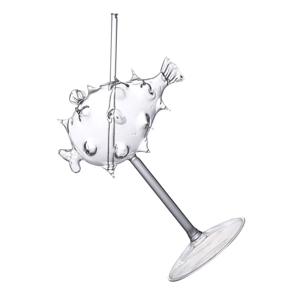 

1pc Pipe Sipping Glass Bar Champagne Glasses Fish Cocktail Glass Margarita Cup Crystal Whiskey Glasses Sipper Glass