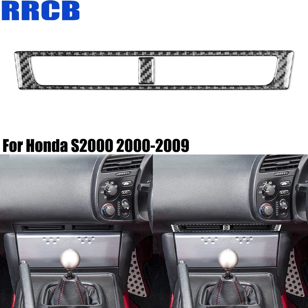 Для Honda S2000 ‌ AP1 AP2 2000-2009 углеродное волокно центральная консоль приборная панель