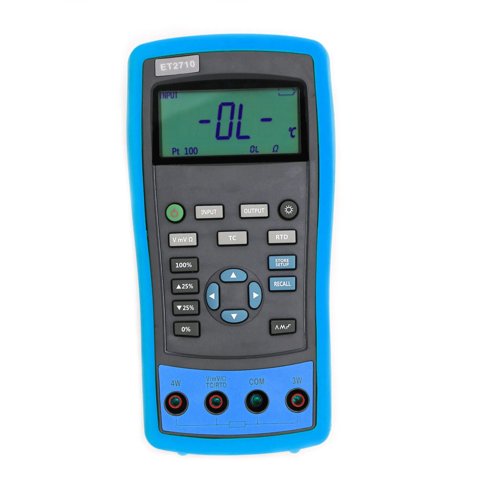 

ET2710BHandheld temperature process multimeter calibrator in lab calibration / RTD calibrator
