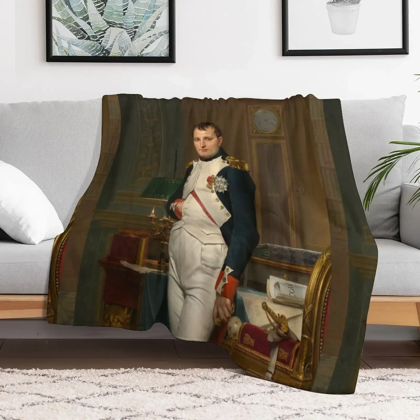 Фланелевое одеяло The Emperor Napoleon by Jacques-Louis David