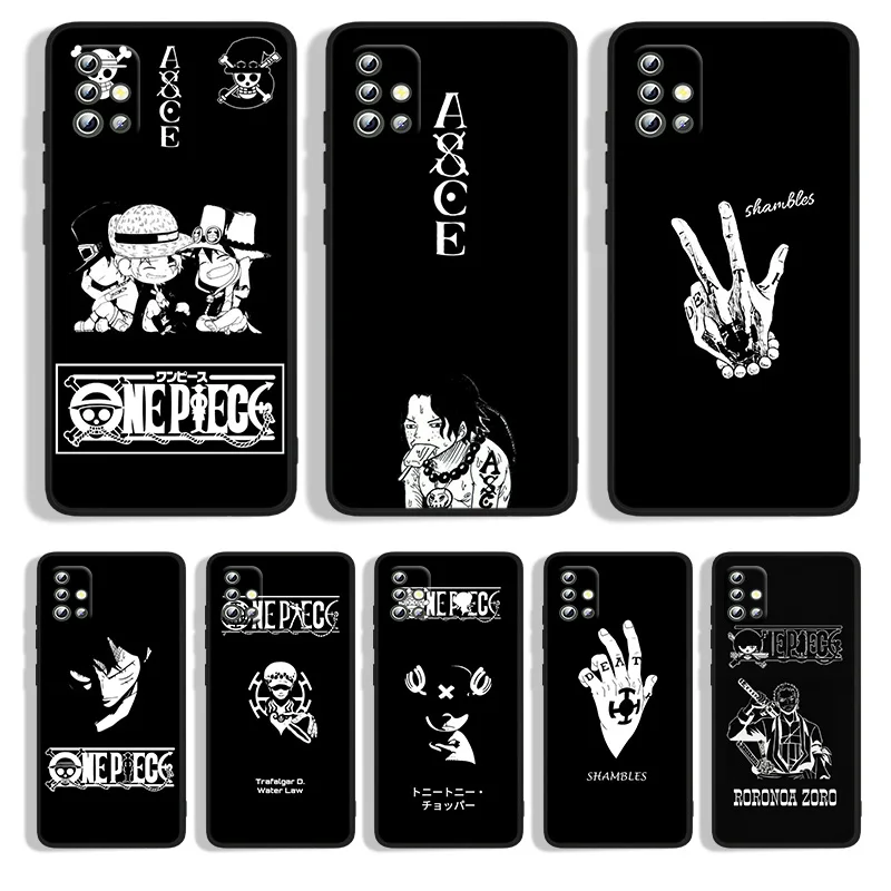 

Ones-hPieces Retro Art Phone Case For Samsung A22S A22 A21S A14 A13 A12 A11 A04S E A03S A02S A01 Core Black Soft Cover