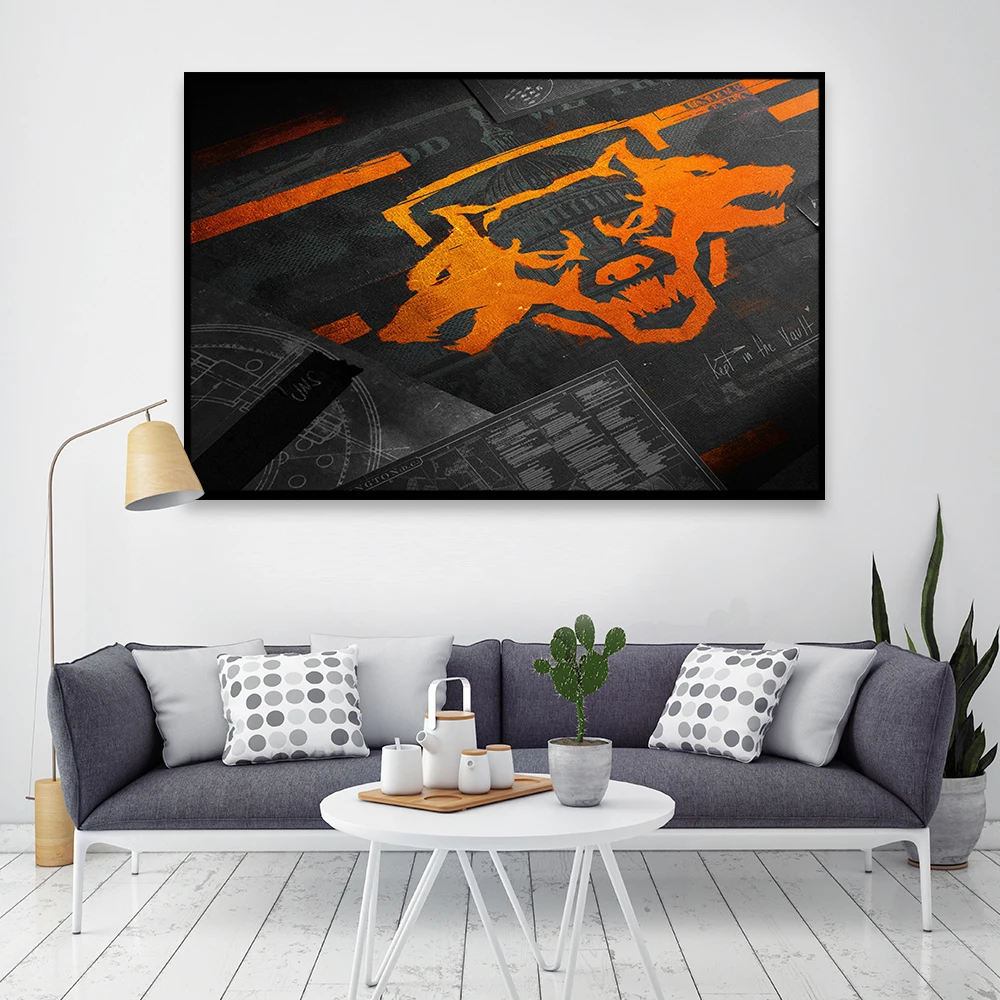 《Call of Duty: Black Ops 6》PS GAME Canvas Poster Call Duty 21 HD большая настенная живопись декоративная